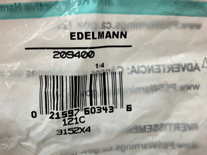 (5) Edelmann Pipe Thread Hex Head Plug Fitting 1/4'' Pipe Thread