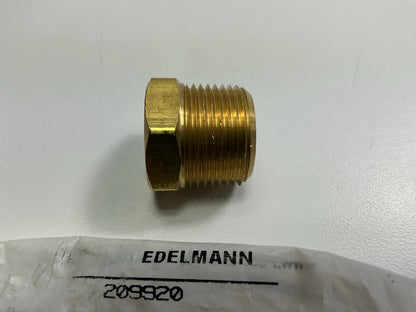 Edelmann 209920 Hex Head Plug Pipe Thread Fitting 3/4'' Thread