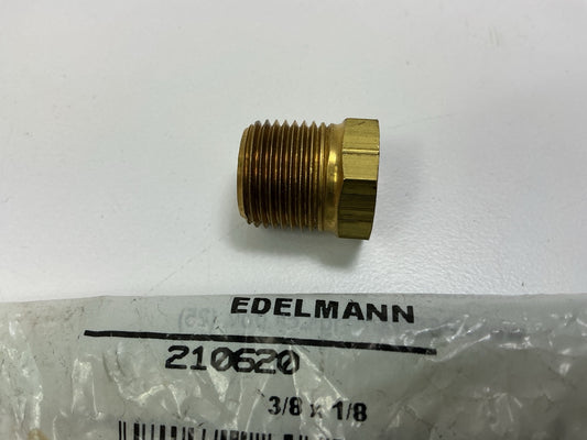Edelmann 210620 3/8'' Male X 1/8'' Female Pipe Thread Bushing Fitting