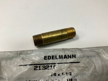 Edelmann 213210 Pipe Thread Fitting Long Nipple 1/8'' Thread X 1-1/2'' Length