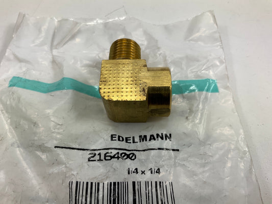 Edelmann 216400 Pipe Thread Fitting Street 90 Deg Elbow 1/4'' Female To 1/4'' Male