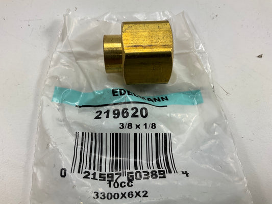 Edelmann 219620 Brass Reducer Coupler Fitting - 3/8'' Female X 1/8'' Female Pipe