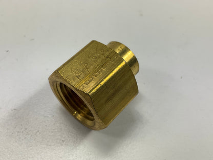 Edelmann 219620 Brass Reducer Coupler Fitting - 3/8'' Female X 1/8'' Female Pipe