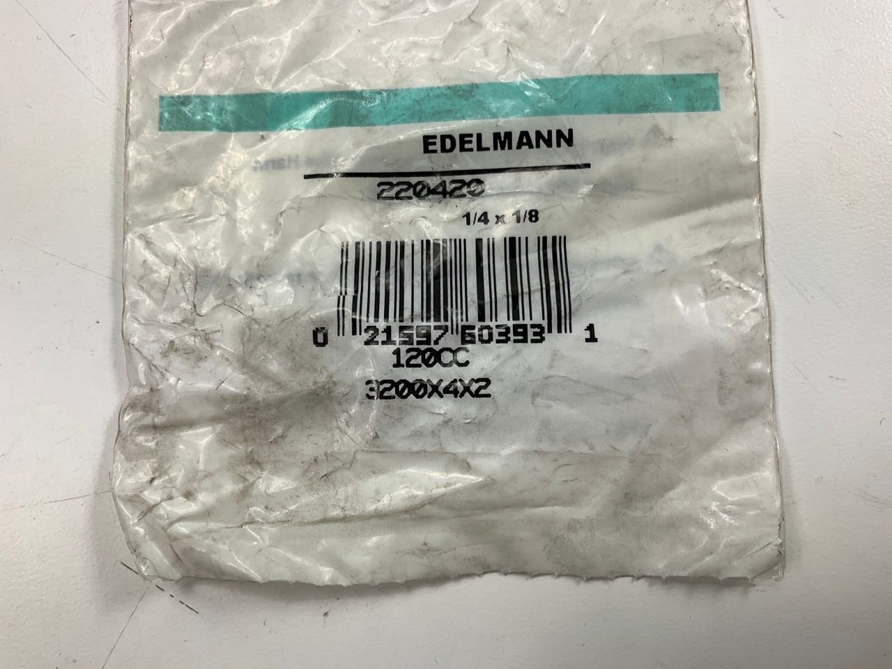 Edelmann 220420 Pipe Thread Fitting Adapter 1/4'' Female X 1/8'' Male