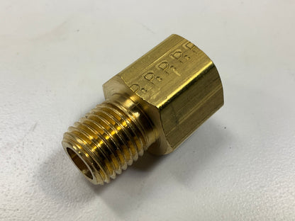 Edelmann 220440 Brass Pipe Thread Adapter - 1/4'' Female NPT X 1/4'' Male NPT