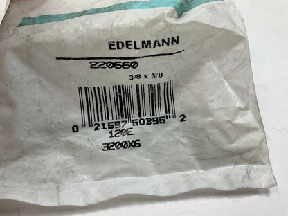 Edelmann 220660 Pipe Thread Adapter Fitting, 3/8'' FNPT X 3/8'' MNPT