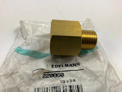 Edelmann 220860 Pipe Thread Adapter 1/2'' Female X 3/8'' Male
