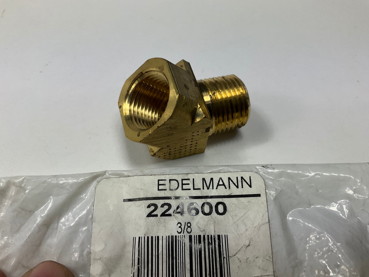 Edelmann 224600 Pipe Thread 45 Degree Street Elbow Fitting, 3/8''