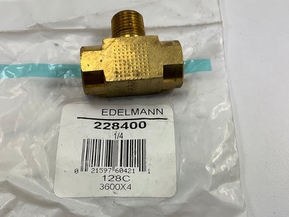 Edelmann 228400 Male Branch Tee Pipe Fitting 1/4'' Pipe Thread