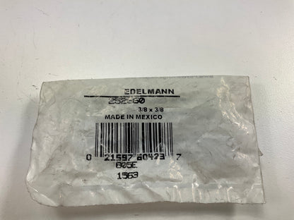 (5) Edelmann 252660 3/8'' Inverted Flare To SAE Flare Adapters, GM Power Steering