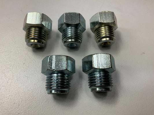 (5) Edelmann 258307 STD To Dual Master Cylinder Adapter 3/16'' Female X 3/16 Male