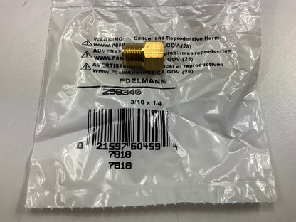 Edelmann 258340 Standard To Dual Master Cylinder Adapter, 3/8'' Female Inv X 1/4''