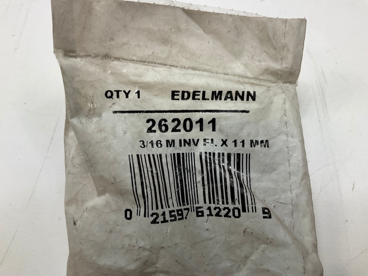 Edelmann 262011 Compression Fitting 3/16mm Inverted Flare X 11mm