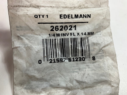 Edelmann 262021 Compression Fitting 1/4'' M Inverted Flare X 14'' Mm