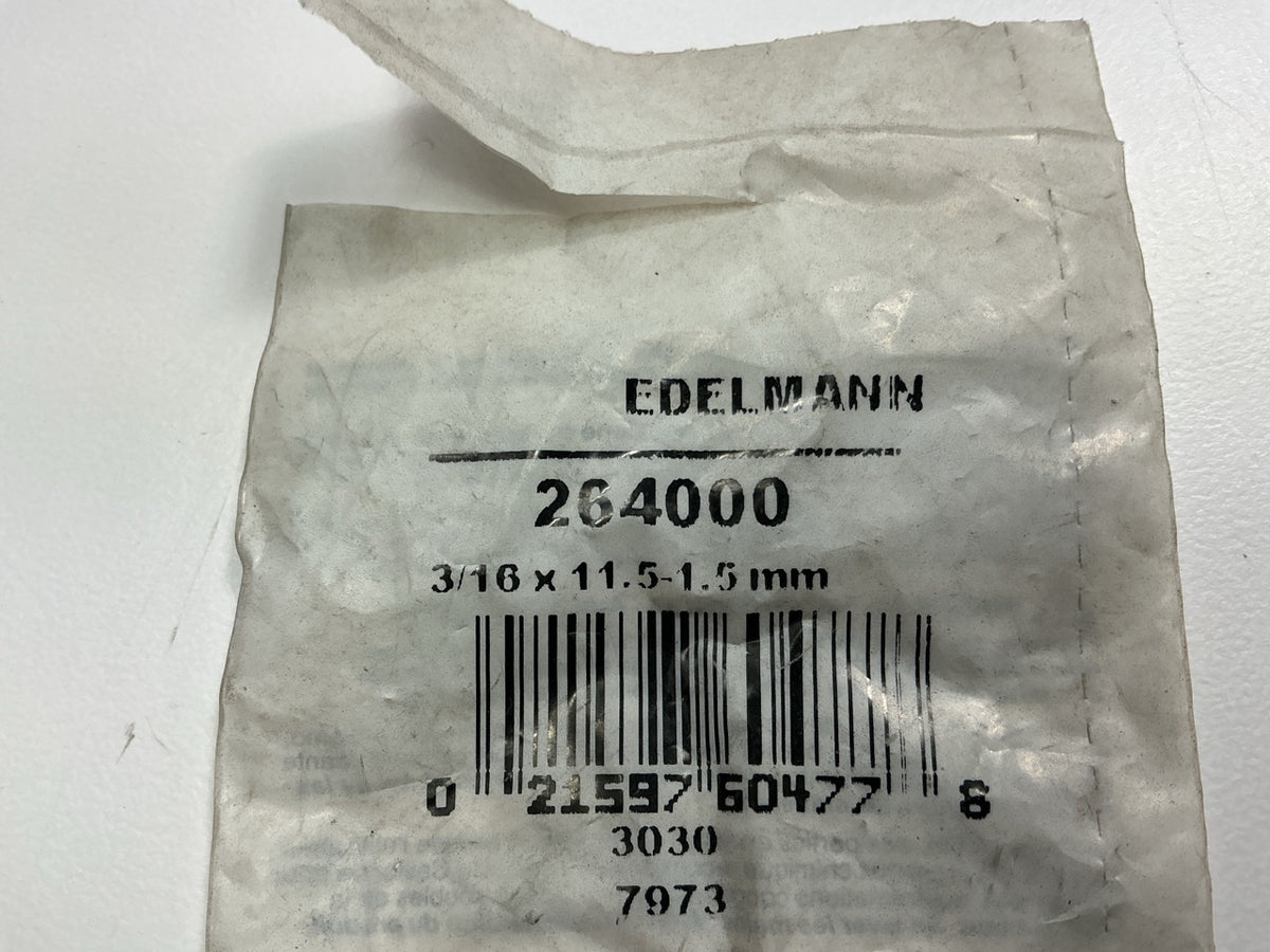 Edelmann STD To Metric Bubble Adapter Hydraulic Brake Fitting 3/8-24 X 11-1.5mm