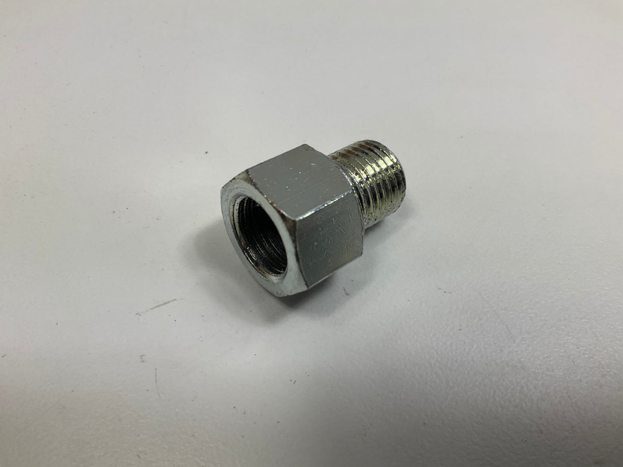 Edelmann 265500 Brake Line Adapter, 5/16'' Line X 1/2''-20 Straight Thread