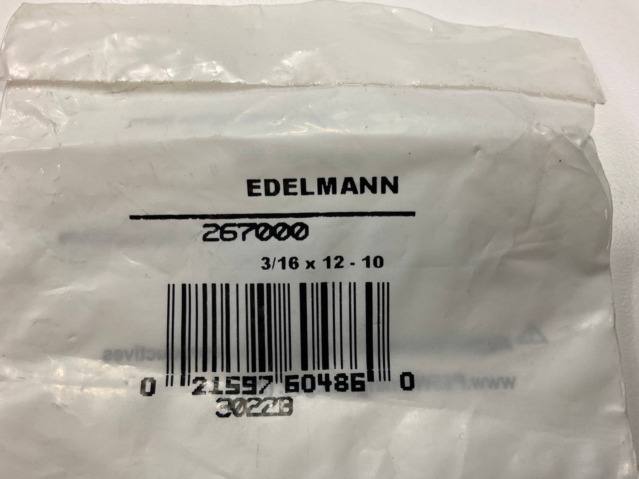Edelmann 26700 Brake Line Master Cylinder Adapter, Male M12-1.0 X Female M10-1.0