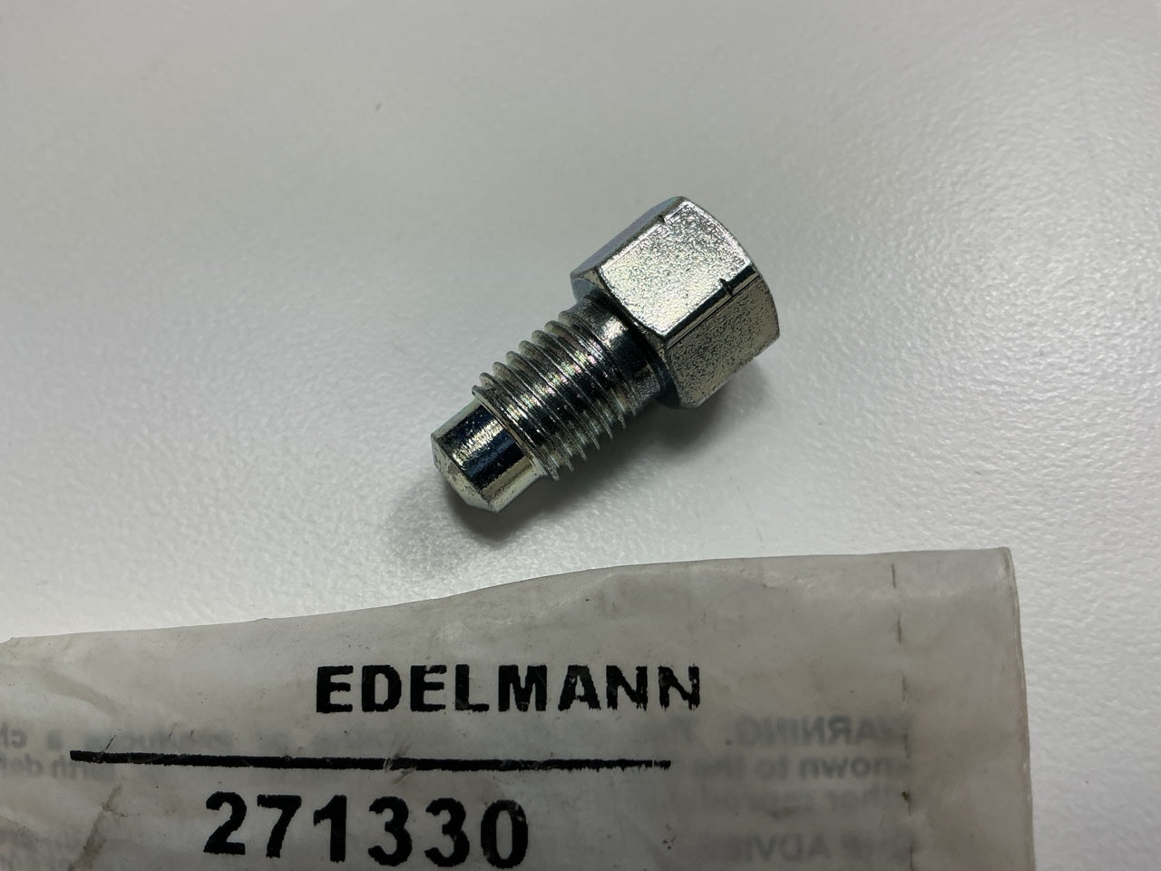 Edelmann 271330 STD To Metric Bubble Brake Line Adapter 3/16'' Thread