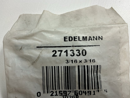 Edelmann 271330 STD To Metric Bubble Brake Line Adapter 3/16'' Thread