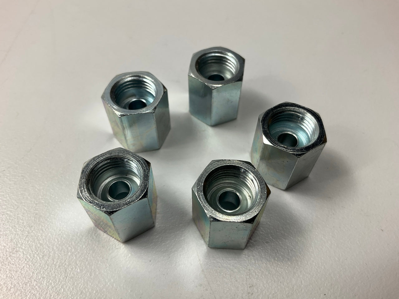 (5) Edelmann 273400 Compression Fitting 1/4'' Union Inverted Flare