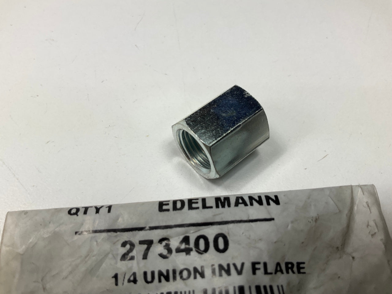 Edelmann 273400 Compression Fitting 1/4'' Union Inverted Flare