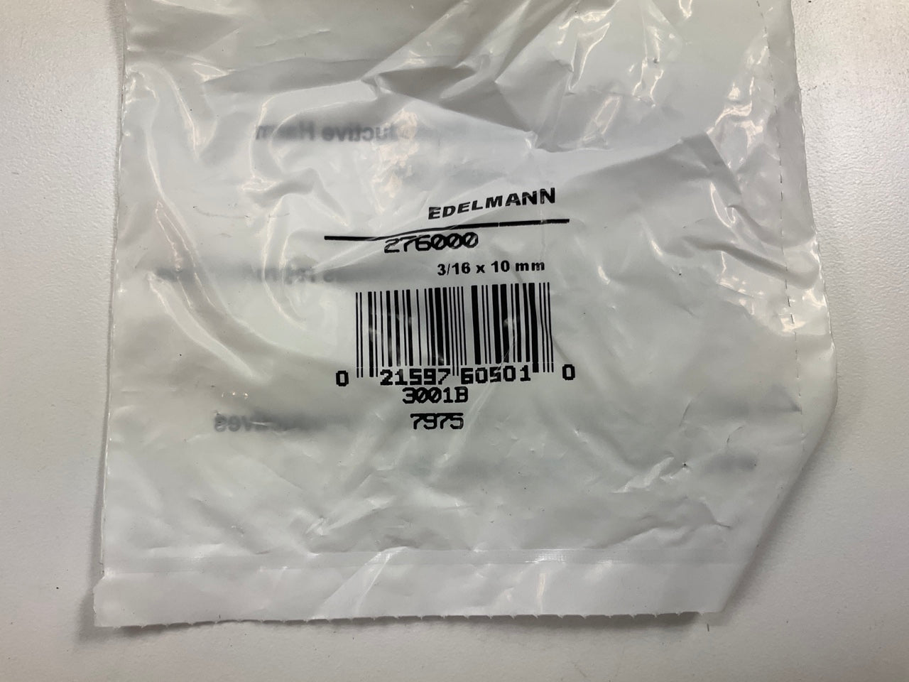Edelmann 276000 Brake Line Metric Union, 3/16'' Bubble Flare X 10mm Thread