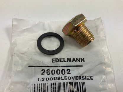 Edelmann 820002 Self-tapping 1/2'' Double Oversize Drain Plug