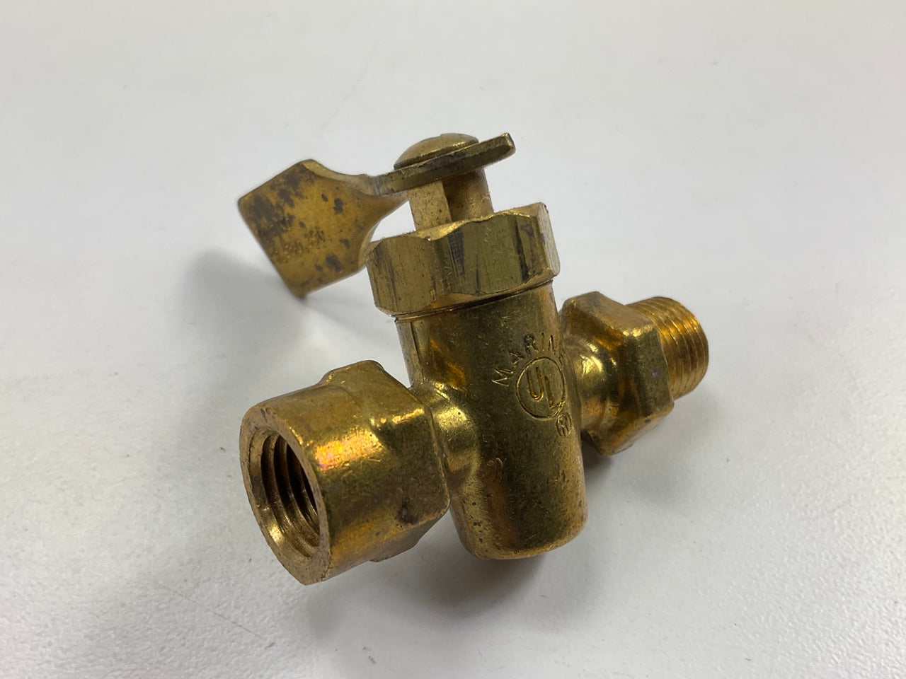 Edelmann 350440 Marine Shut-Off Cock Valve 1/4'' NPT, Male & Female, 15 PSI Max