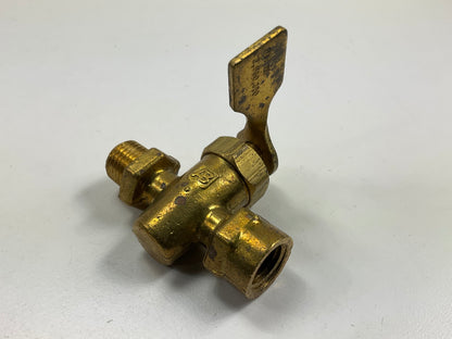 Edelmann 350440 Marine Shut-Off Cock Valve 1/4'' NPT, Male & Female, 15 PSI Max