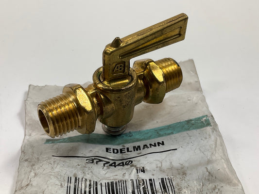 Edelmann 377440 Double Male Shut-off Cock 1/4'' Pipe Thread