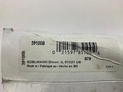 Edelmann 39100 90 Deg. Power Steering Line End Fitting; 3/8 Swivel  X 3/8 Beaded