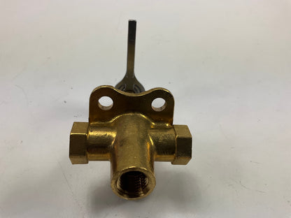 Edelmann 470400 Brass 4-Way Shut-Off Cock Shut-off Valve - 1/4'' Female NPT