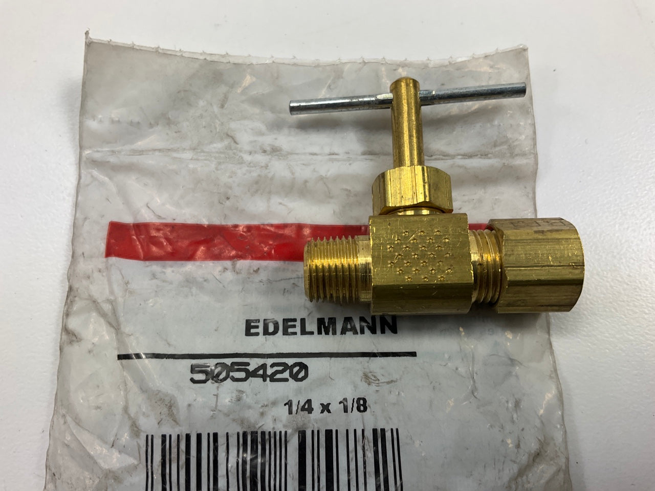 Edelmann 505420 Compression Straightway Needle Valve - 1/4'' Tube X 1/8'' NPT