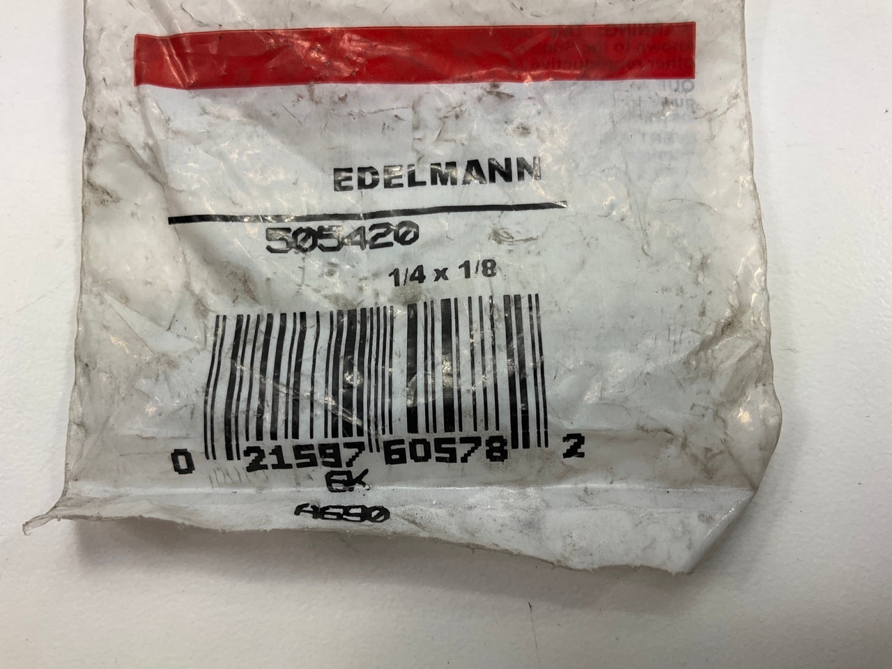 Edelmann 505420 Compression Straightway Needle Valve - 1/4'' Tube X 1/8'' NPT