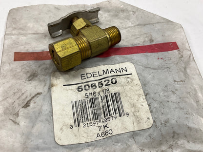 Edelmann 506520 Compression Straightway Needle Valve, 5/16'' Tube 1/8 '' Pipe