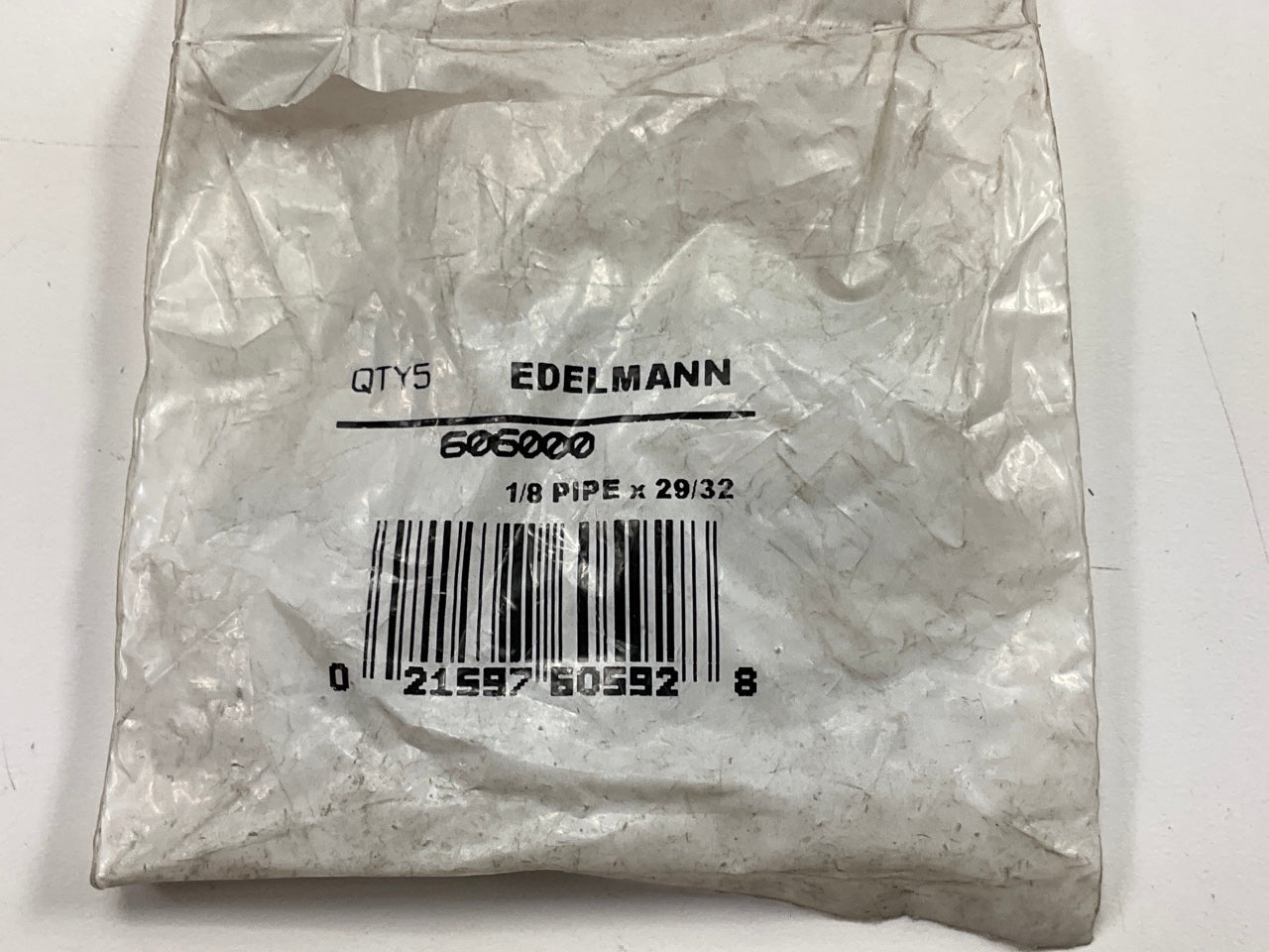 Edelmann 606000 Male 67-1/2 Deg Elbow Grease Fitting 29/32'' Length