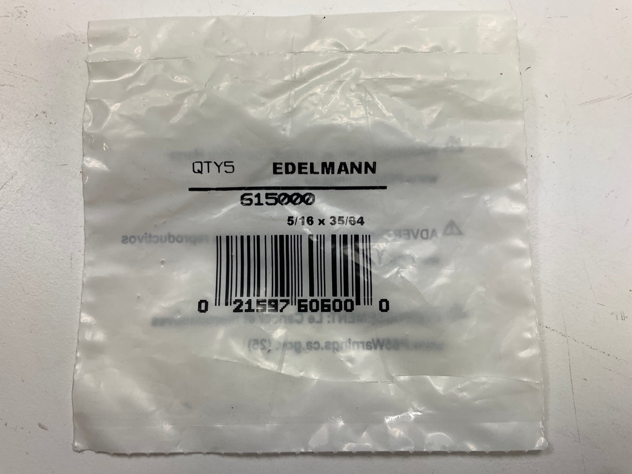 (10) Edelmann 615000 Grease Fitting Drive Type 5/16'' Diameter X 34/64'' Length