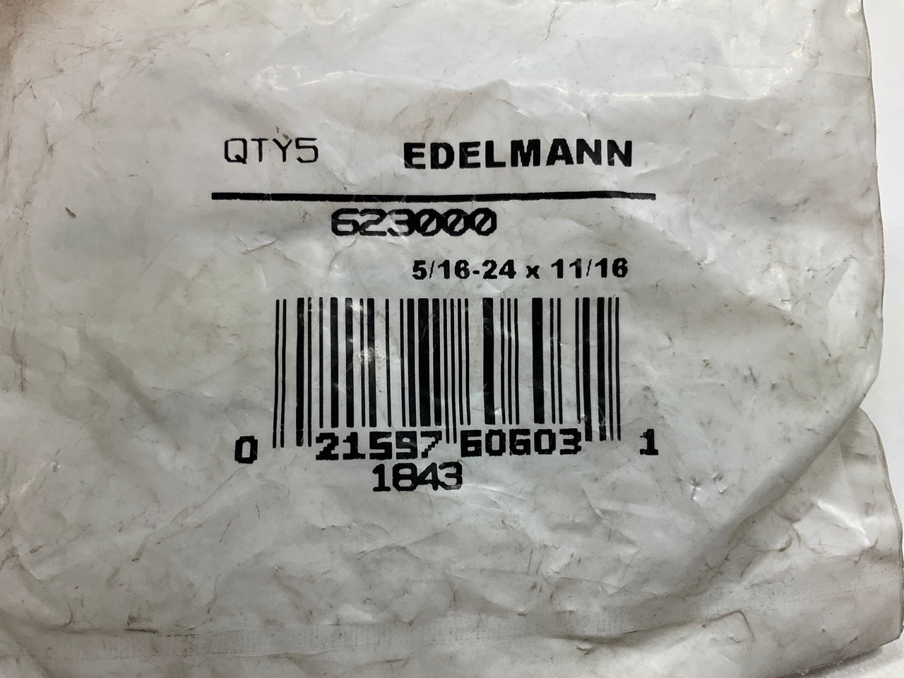 Edelmann 623000 Grease Fittings 5/16''-24 Standard Thread X 11/16'' Length