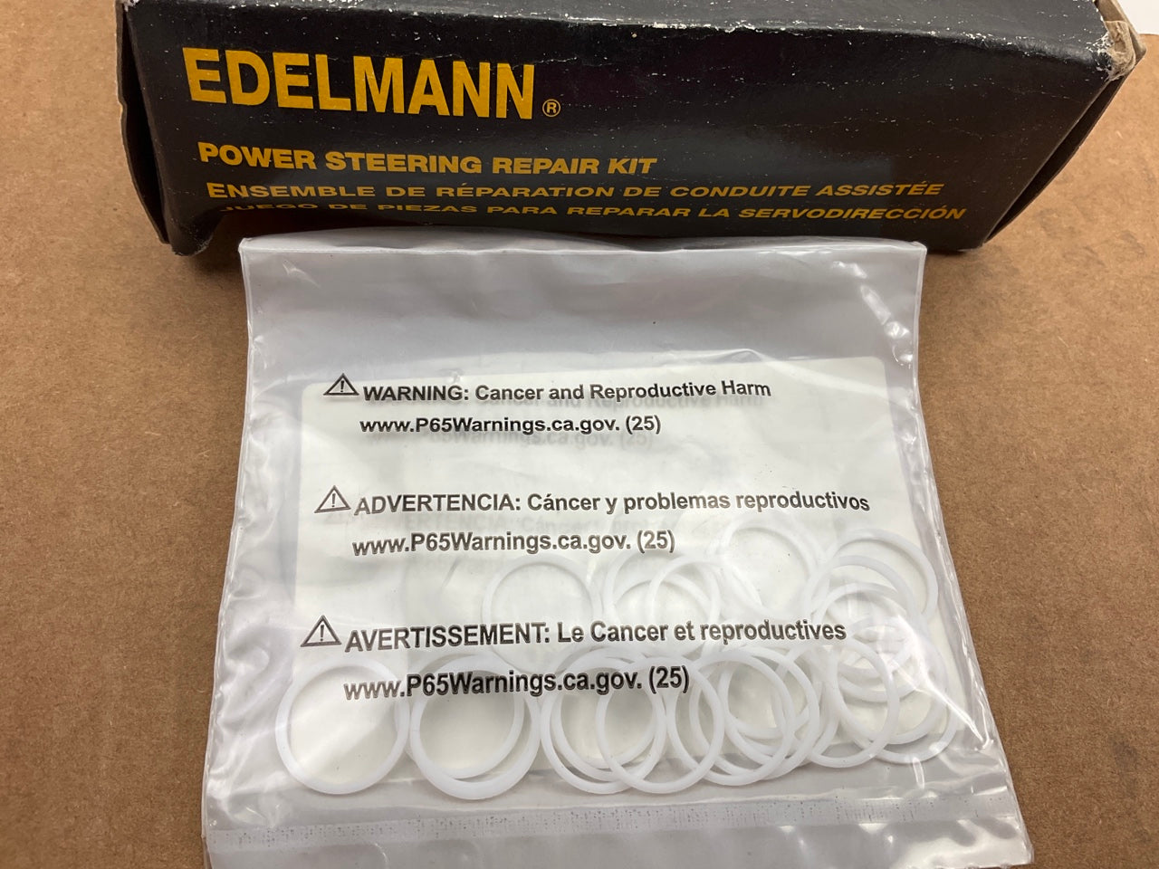 Edelmann 70005 Power Steering Pressure Hose Seals, 25 Pcs