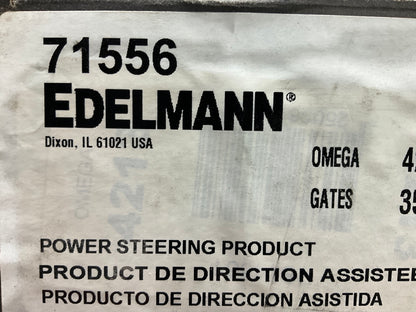 Edelmann 71556 Pump To Gear Power Steering Hose - 90-96 F-250 F-350 7.5L 460 V8