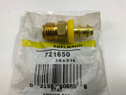 Edelmann 721650 Push-on Swivel Male Hose Fitting 3/8'' Inv. Flared X 5/16'' Hose