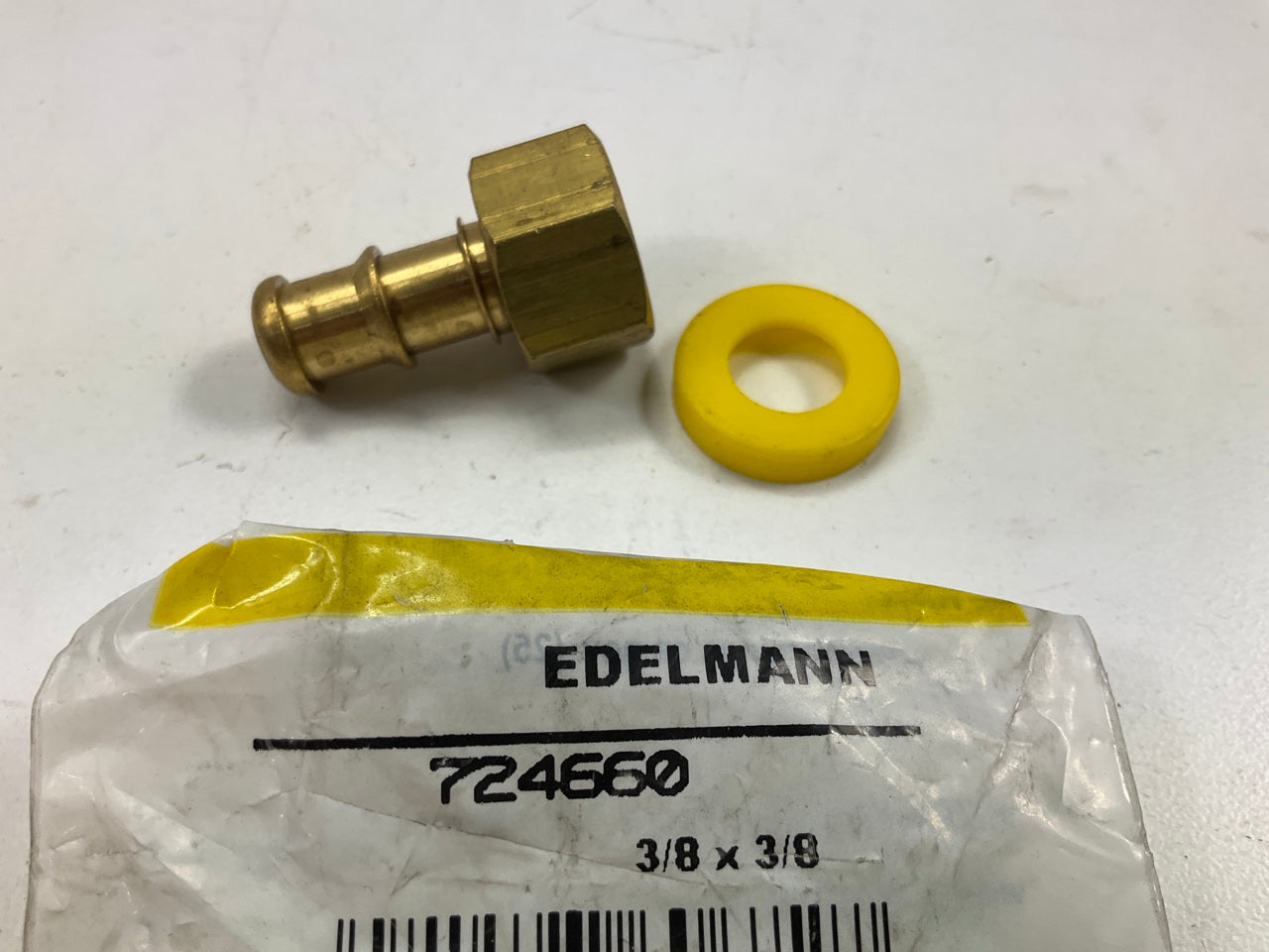 Edelmann 724660 Push-On Rigid Female Fitting, 3/8'' FNPT X 3/8'' Hose