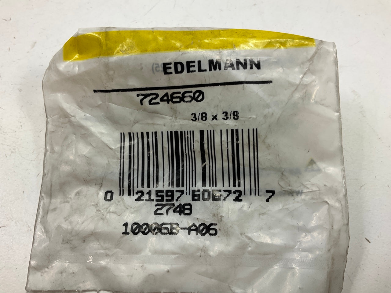 Edelmann 724660 Push-On Rigid Female Fitting, 3/8'' FNPT X 3/8'' Hose