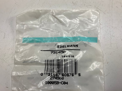 (5) Edelmann 731450 Push-On Hose Male Elbow Fitting, 1/4'' MNPT X 5/16'' Hose