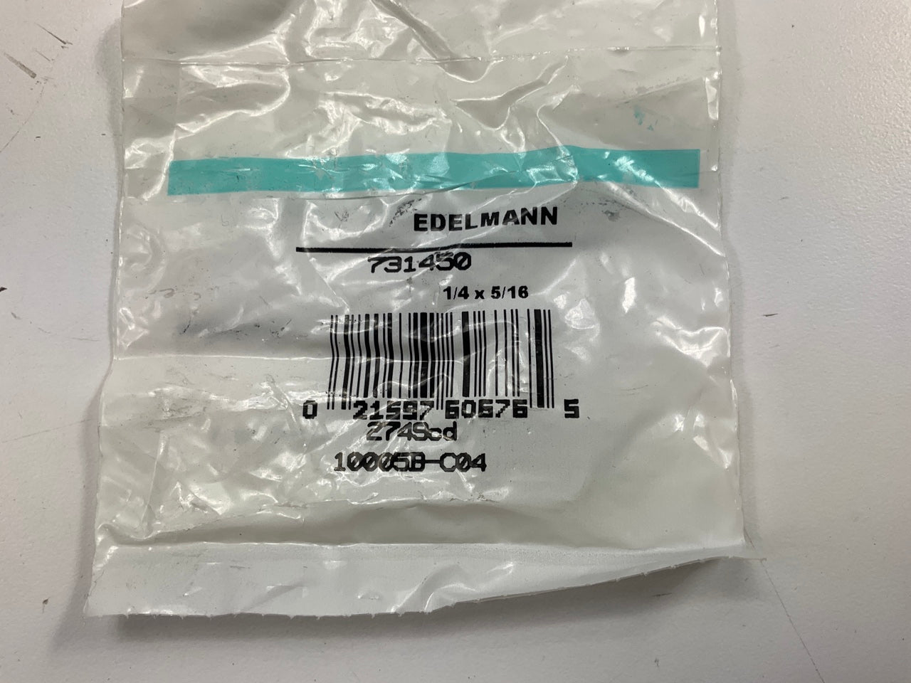 Edelmann 731450 Push-On Hose Male Elbow Fitting, 1/4'' MNPT X 5/16'' Hose