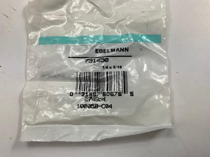 Edelmann 731450 Push-On Hose Male Elbow Fitting, 1/4'' MNPT X 5/16'' Hose