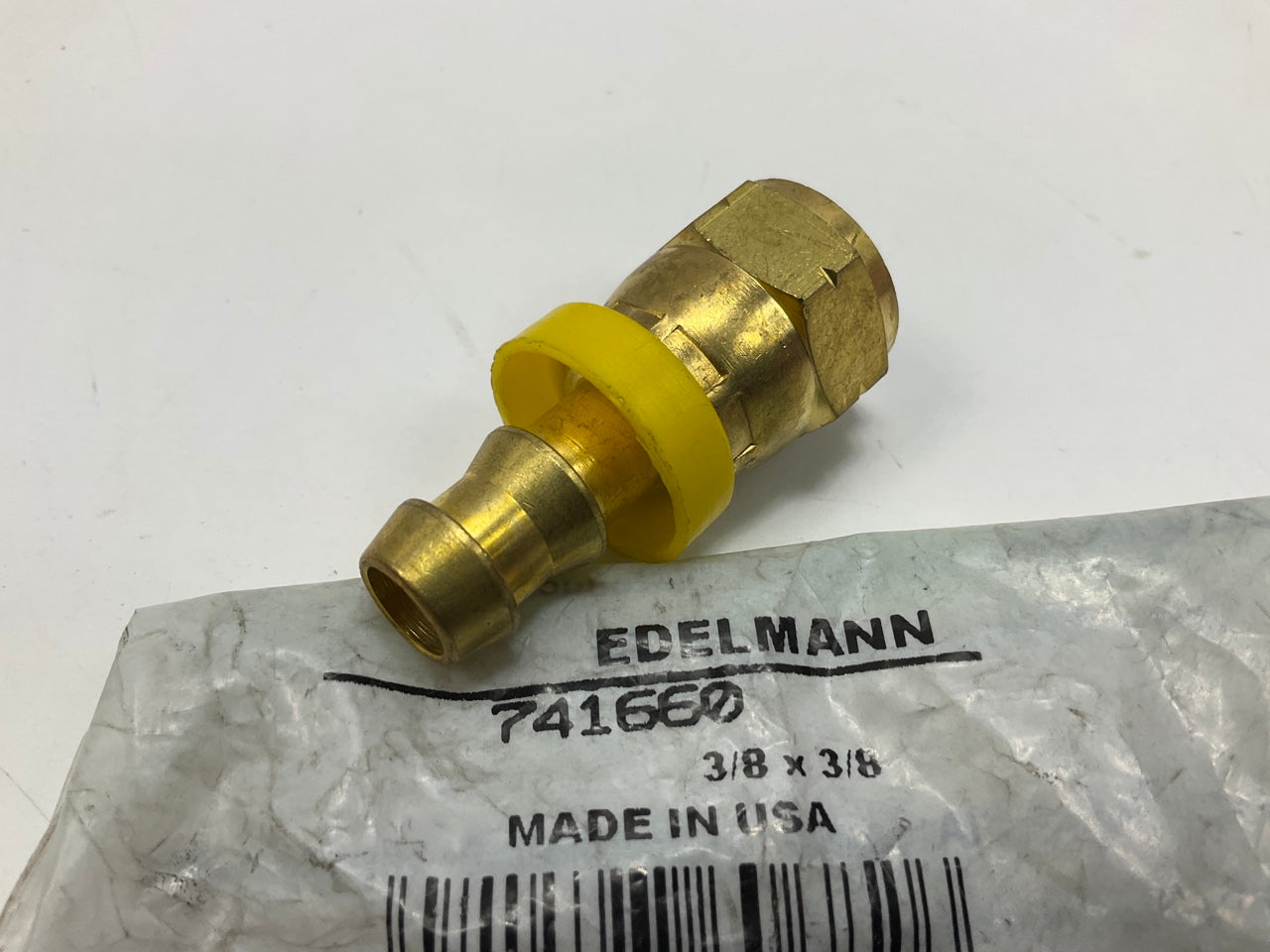 Edelmann 741660 Push-on Swivel Female Hose Fitting 3/8'' SAE FL X 3/8'' Hose