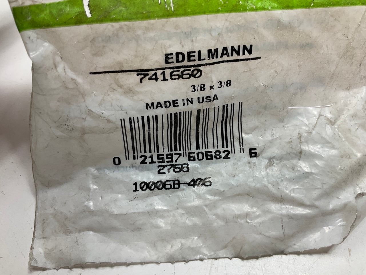 Edelmann 741660 Push-on Swivel Female Hose Fitting 3/8'' SAE FL X 3/8'' Hose