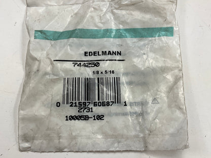 Edelmann 744250 Push-On Rigid Male Fitting 1/8 Pipe Thread X 5/16'' Barb Hose