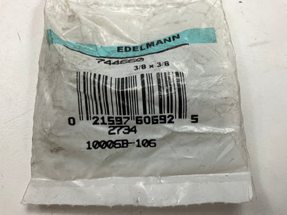 Edelmann 744660 Push On Hose Rigid Male Fitting, 3/8'' Hose X 3/8'' Pipe